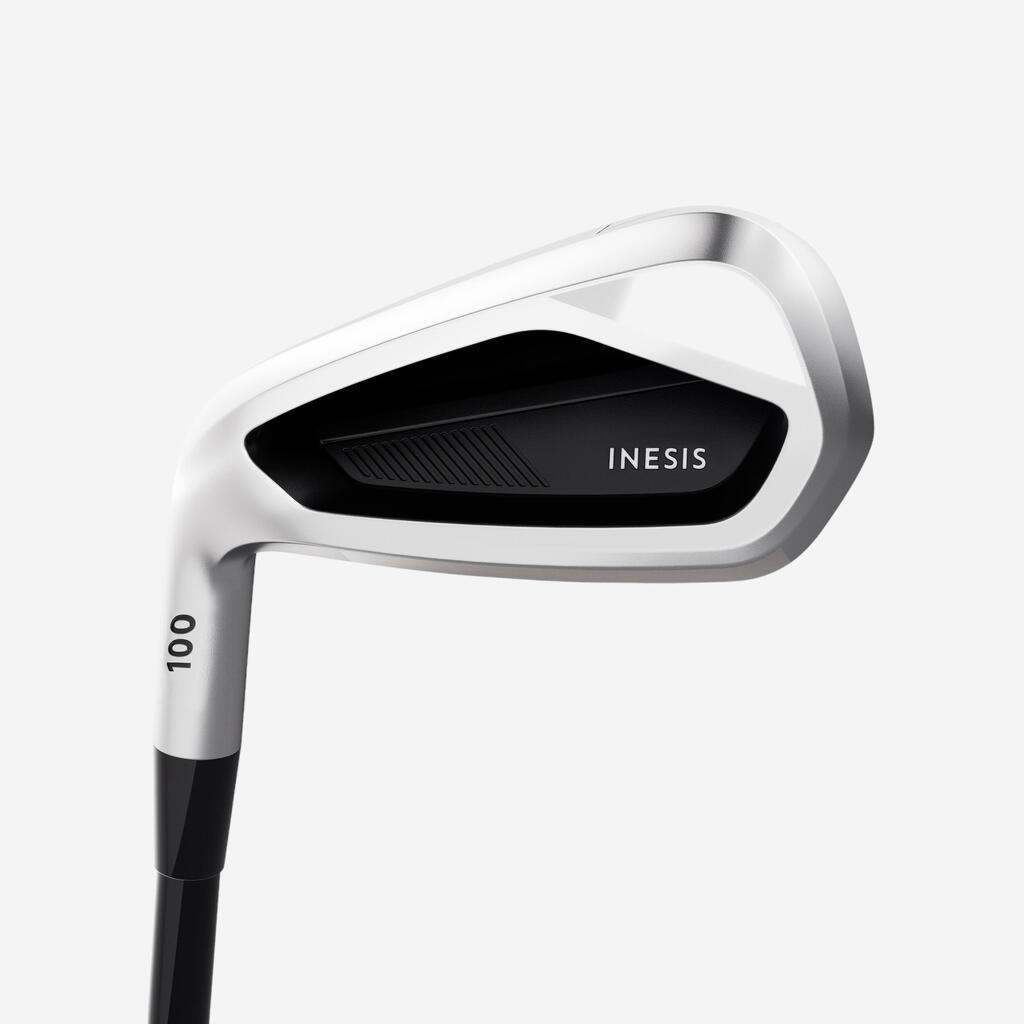 Set 10 golf clubs left handed steel- INESIS 100